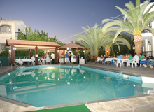 C&A Apartments Hotel , Polis, Cyprus - Pool in the evening