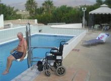 Las Vinas , Calpe, Costa Brava - Pool Hoist