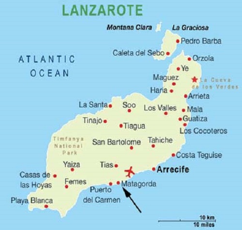 Accessible Hotels for Disabled Wheelchair users in Playa Blanca, Lanzarote