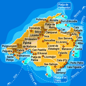 Mallorca Map 