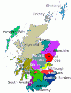 Regions of Scotland